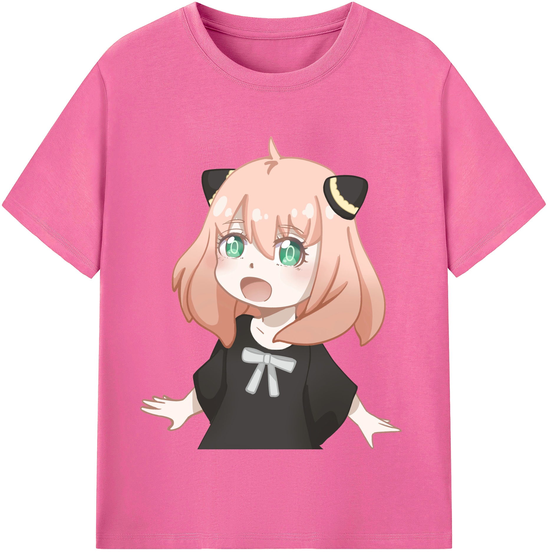 （画像用） SPY×FAMILY间谍家家酒 レディースカジュアルプリントTシャツ（綿100％）